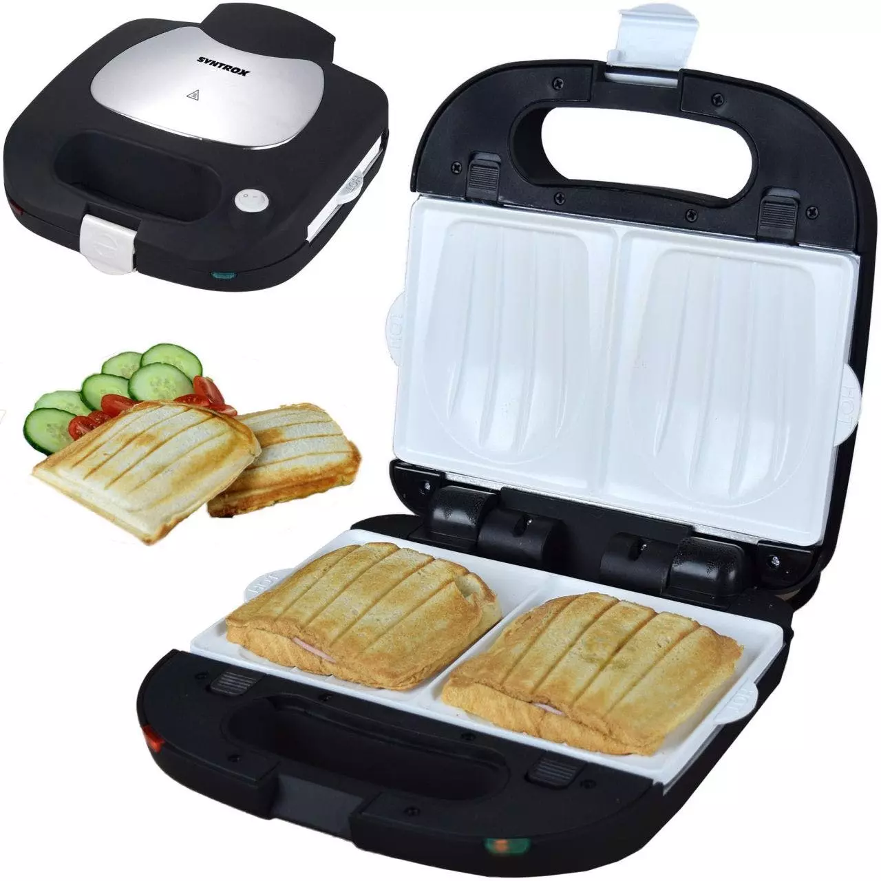 Syntrox-germany Multimaker SM-1500W Mit Einem Satz Wechselplatten 5 Syntrox-germany Multimaker SM-1500W Mit Einem Satz Wechselplatten – Bild 4