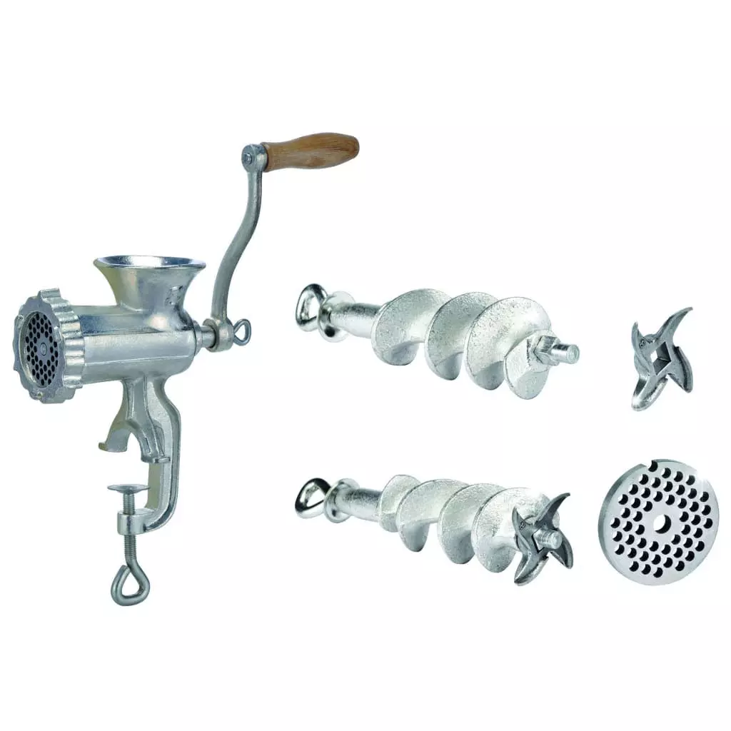 Null CHEFGASTRO Fleischwolf MagicHome 230V/1.340W Schwarz-rot, Frontbelde Und Messer Aus Edelstahl 5 Null CHEFGASTRO Fleischwolf MagicHome 230V/1.340W Schwarz-rot, Frontbelde Und Messer Aus Edelstahl – Bild 3