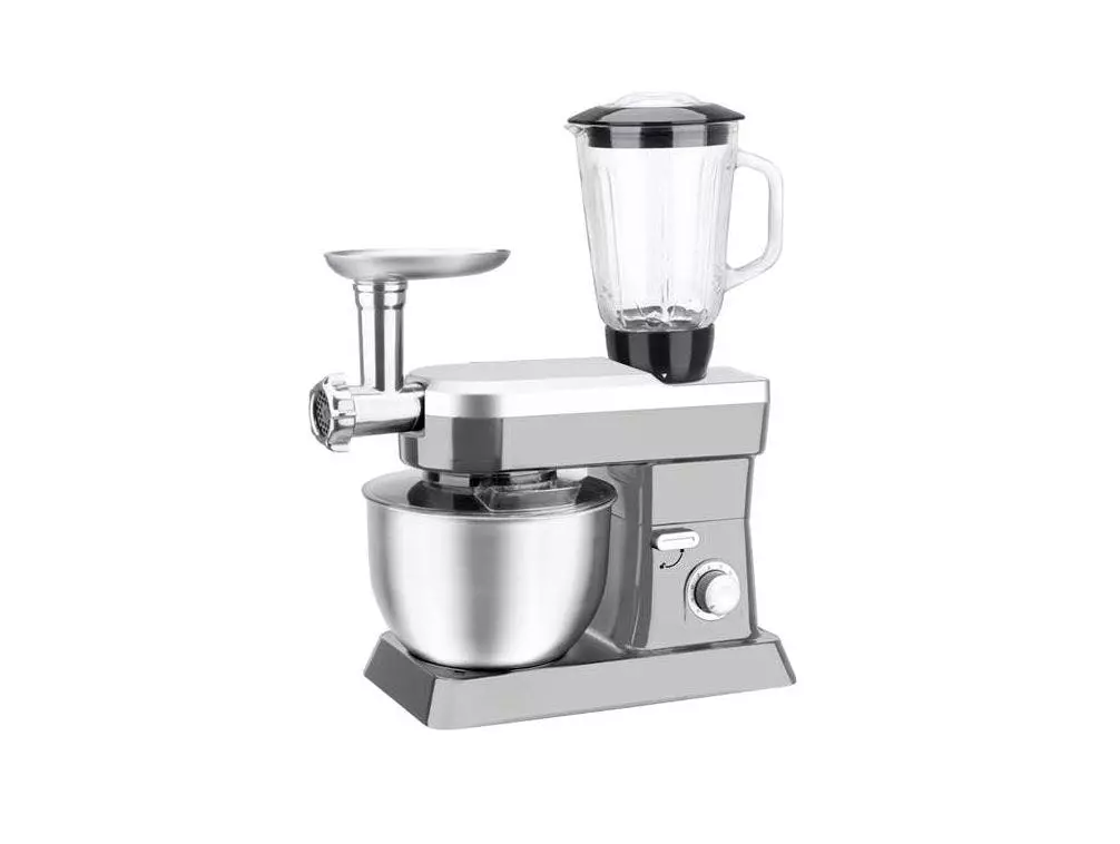 Null 3 In 1 Küchenmaschine- Starker Motor1500W Teigknetmaschine Mit 6,3L Rührmaschine Mit 10 Gang 3 Null 3 In 1 Küchenmaschine- Starker Motor1500W Teigknetmaschine Mit 6,3L Rührmaschine Mit 10 Gang