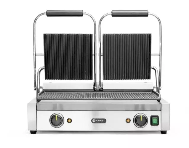 Hendi Kontaktgrill - Doppelversion, 570x370x210 Mm 4 Hendi Kontaktgrill - Doppelversion, 570x370x210 Mm – Bild 2
