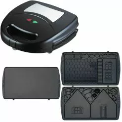 Syntrox-germany Multimaker SM-1300W Mit Einem Satz Wechselplatten