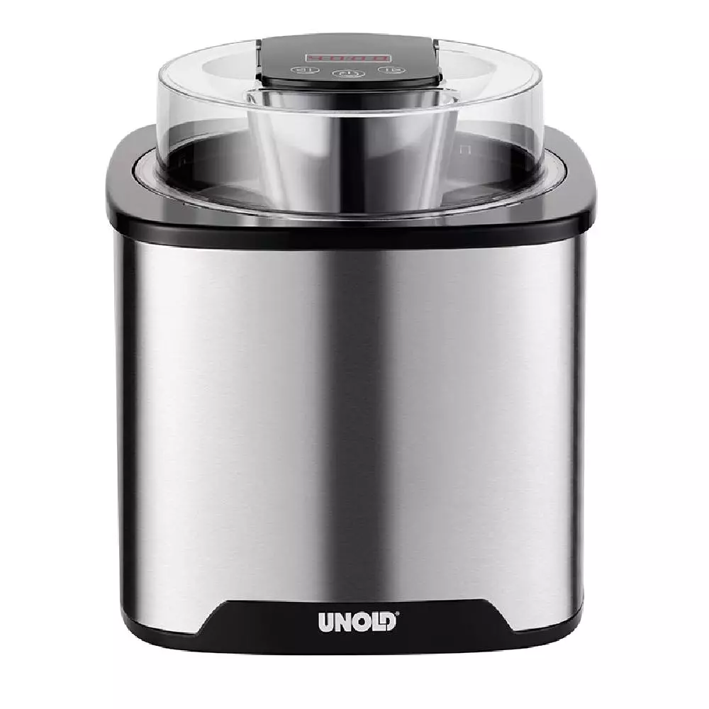 Null EISMASCHINE Gelato Ohne Kompressor (1,5 Liter Eiscreme, Edelstahl, LCD-Display, Digitaler Timer, Touch-Control Bedienfeld) 4 Null EISMASCHINE Gelato Ohne Kompressor (1,5 Liter Eiscreme, Edelstahl, LCD-Display, Digitaler Timer, Touch-Control Bedienfeld) – Bild 2