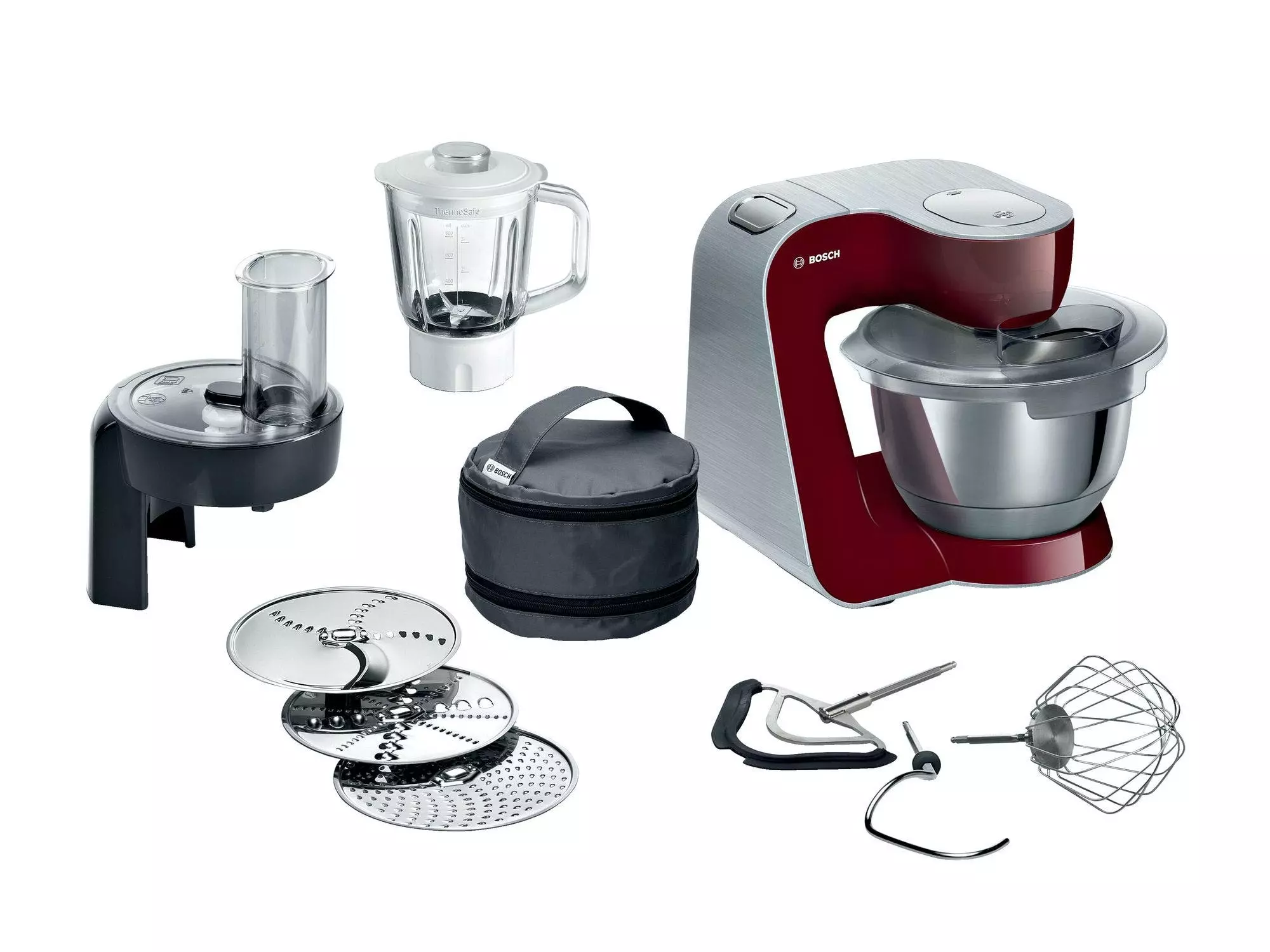 Bosch MC812M814 Küchenmaschine 1250 W 3,9 L Schwarz, Edelstahl, Transparent 5 Bosch MC812M814 Küchenmaschine 1250 W 3,9 L Schwarz, Edelstahl, Transparent – Bild 3