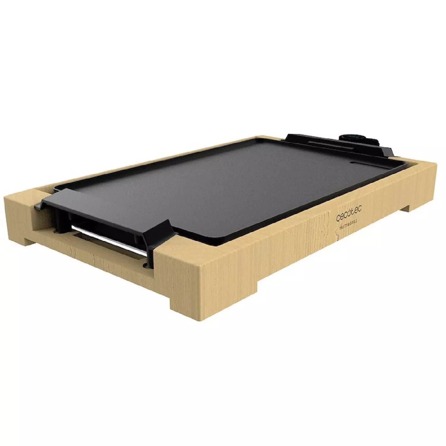 Elektrische Grillplatte Tasty&Grill 2000 Bamboo Cecotec 2 Elektrische Grillplatte Tasty&Grill 2000 Bamboo Cecotec