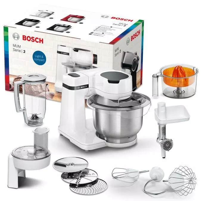 Bosch Serie 2 MUM Küchenmaschine 700 W 3,8 L Weiß 8 Bosch Serie 2 MUM Küchenmaschine 700 W 3,8 L Weiß – Bild 6