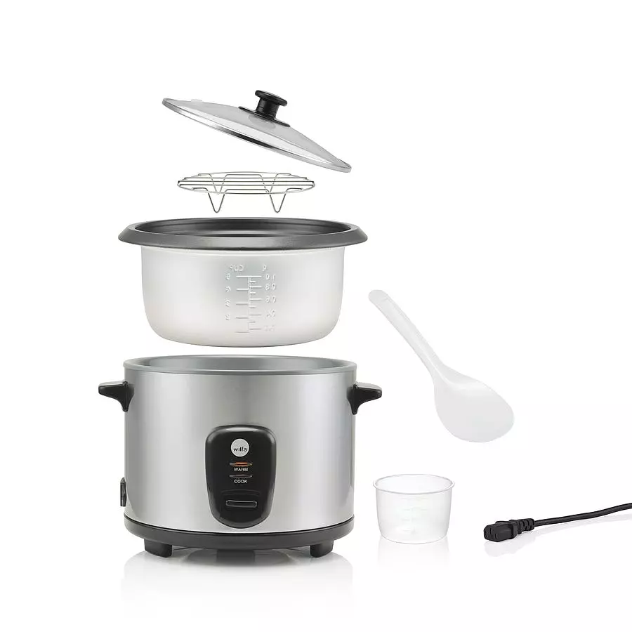 Null WILFA Reiskocher INARI, 1 Liter, 500 Watt, RC-5S, Silber 9 Null WILFA Reiskocher INARI, 1 Liter, 500 Watt, RC-5S, Silber – Bild 7
