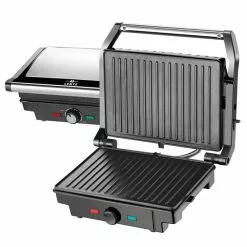 Null Lentz Kontaktgrill 1600 Watt Elektrogrill Tischgrillfunktion GRill Toaster Maker Antihaftbeschichtet