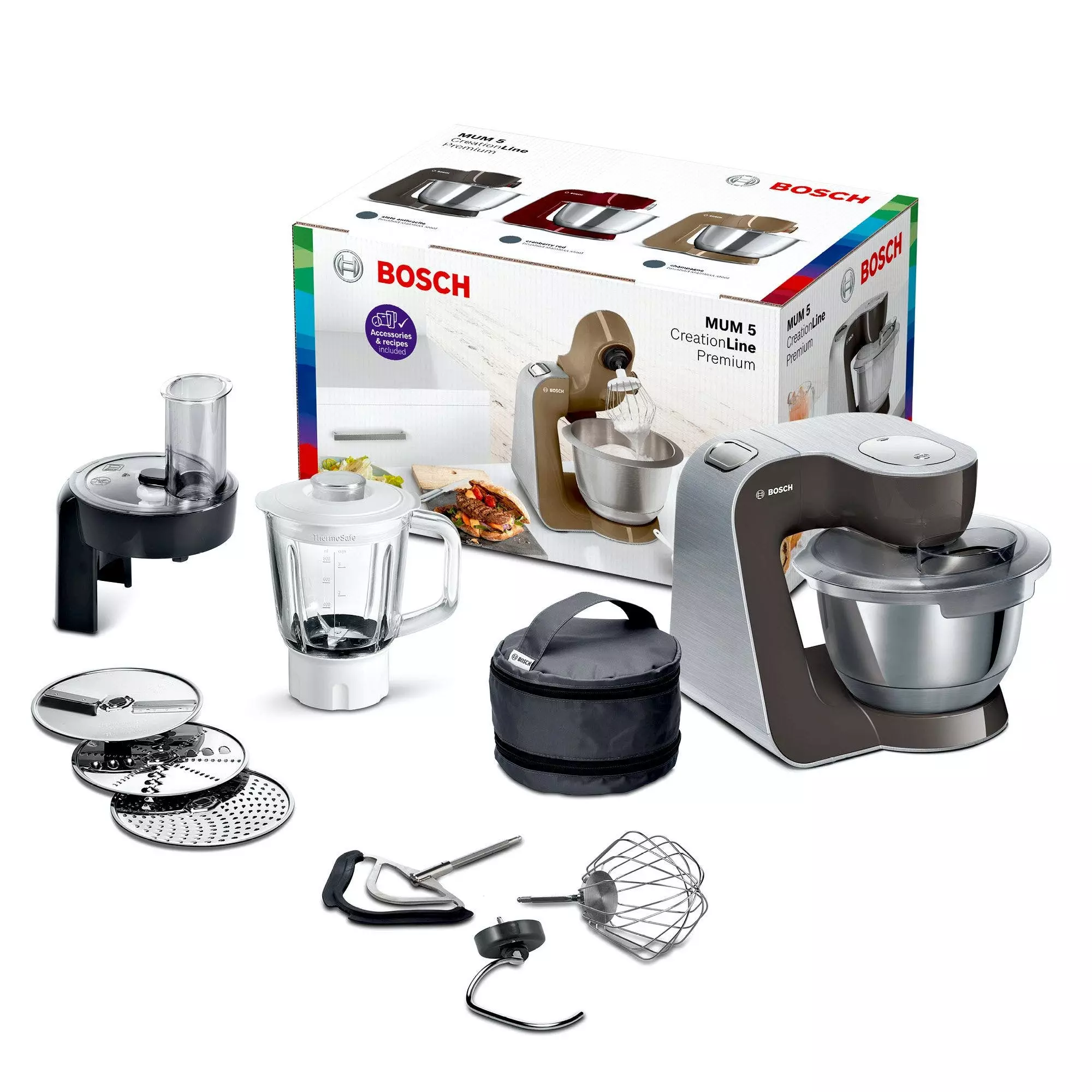 Bosch MUM58A20 Küchenmaschine 1000 W 3,9 L Anthrazit, Silber 8 Bosch MUM58A20 Küchenmaschine 1000 W 3,9 L Anthrazit, Silber – Bild 6