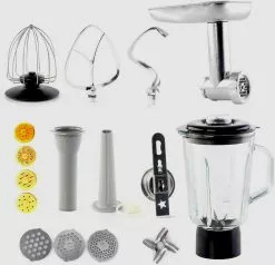 Null Topmatic PKM-1800.1BG Silberfarben Multifunktion Mixer 1800W Teigmaschine Fleischwolf -Bosch-Verkäufe 2023 6c730529 80ad 4327 bde0 98a9dc688832