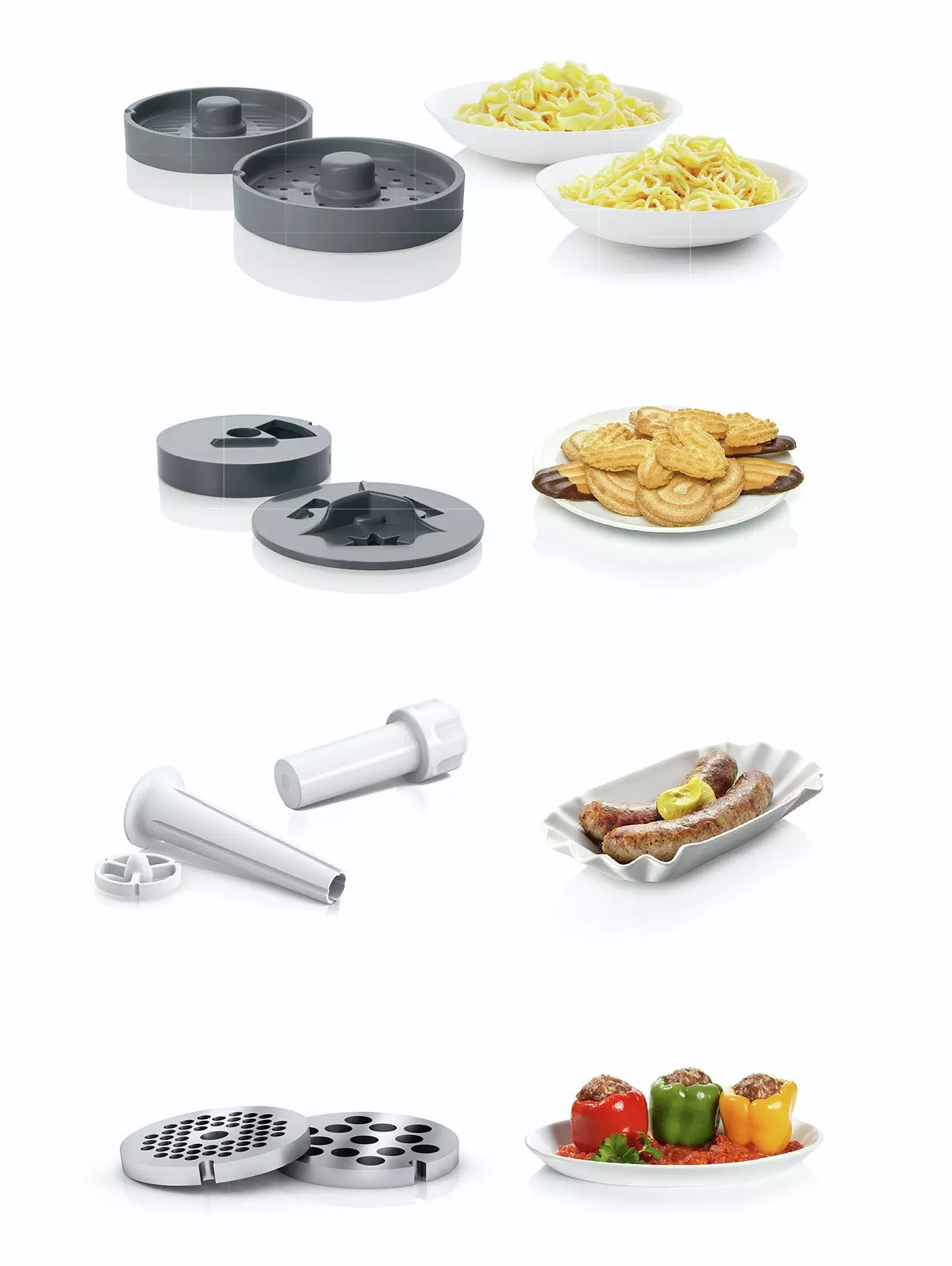 Bosch MFW3612A Fleischwolf 500 W Schwarz, Weiß 8 Bosch MFW3612A Fleischwolf 500 W Schwarz, Weiß – Bild 6