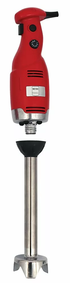 Metro-professional METRO Professional Stabmixer GSM1015D, Edelstahl / Kunststoff, 9.1 X 9.1 X 55 Cm, Klingen-Ø: 8.2 Cm, 9.000 U/min, 29 Cm Abnehmbarer Schaft, Rot
