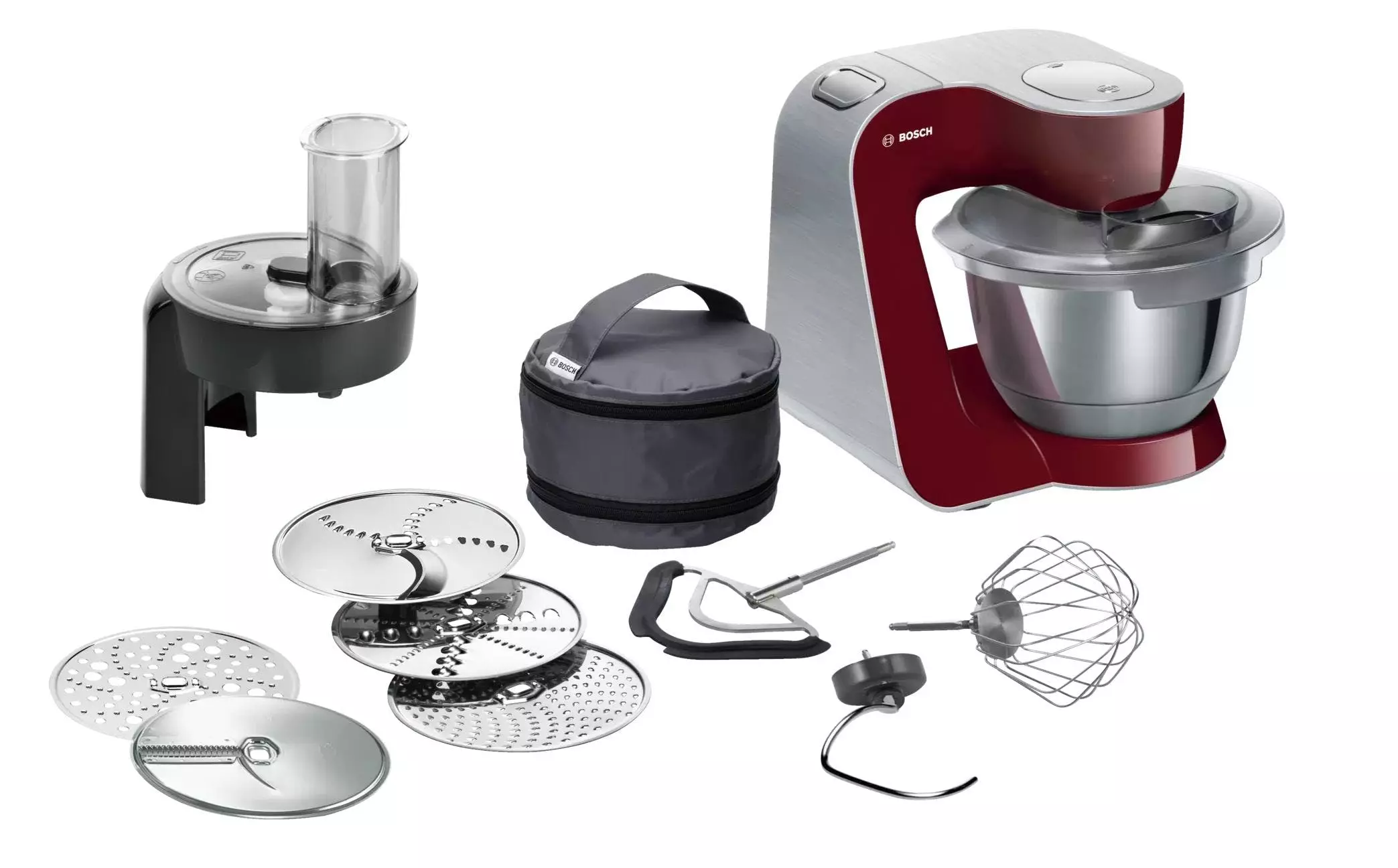 Bosch MC812M814 Küchenmaschine 1250 W 3,9 L Schwarz, Edelstahl, Transparent 6 Bosch MC812M814 Küchenmaschine 1250 W 3,9 L Schwarz, Edelstahl, Transparent – Bild 4