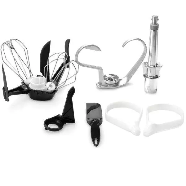 Syntrox-germany Küchenmaschine Wazn Mit Zubehör & Silber 4 Syntrox-germany Küchenmaschine Wazn Mit Zubehör & Silber – Bild 2