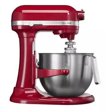 Klarstein Bella Elegance Küchenmaschine 2000 W / 2,7 PS / 5,2 Liter Edelstahl BPA-frei Rot 8 Klarstein Bella Elegance Küchenmaschine 2000 W / 2,7 PS / 5,2 Liter Edelstahl BPA-frei Rot – Bild 6