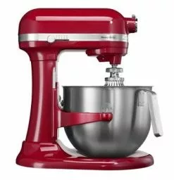 Klarstein Lucia Küchenmaschine 3-in-1 2000 W / 2,7 PS 5 Ltr Edelstahl BPA-frei Rot -Bosch-Verkäufe 2023 bf26a0bd bb31 4968 a2d9 43e872a715f3