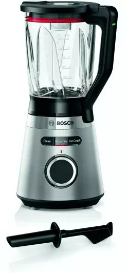 Bosch Serie 4 MMB6382M Mixer Tischplatten-Mixer 1200 W Schwarz, Edelstahl