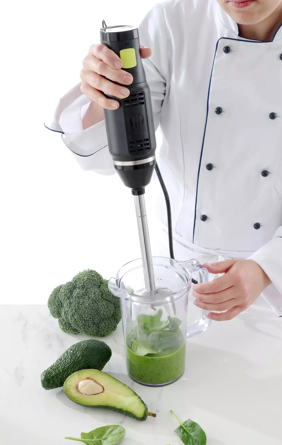 Stabmixer & Schneebesen Inkl. Wandhalterung - Variable Geschwindigkeit, 350W, HENDI, Kitchen Line, 230V/350W, 100x416mm 7 Stabmixer & Schneebesen Inkl. Wandhalterung - Variable Geschwindigkeit, 350W, HENDI, Kitchen Line, 230V/350W, 100x416mm – Bild 5