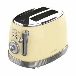 Toaster Toast&Taste 800 Vintage Light Yellow Cecotec