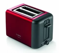 Bosch TAT3P424DE Toaster 2 Scheibe(n) 970 W Schwarz, Rot