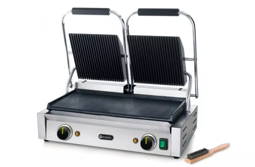 Hendi Kontaktgrill - Doppelversion, 570x370x210 Mm 5 Hendi Kontaktgrill - Doppelversion, 570x370x210 Mm – Bild 3