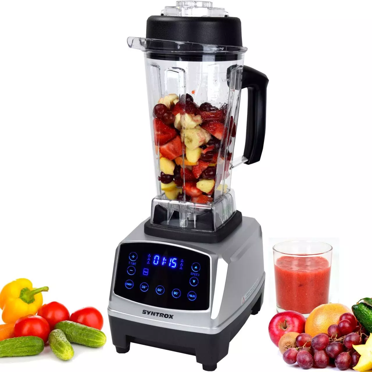 Syntrox-germany Küchenmixer Standmixer 1500 Watt 2 Liter LCD-Display 4 Syntrox-germany Küchenmixer Standmixer 1500 Watt 2 Liter LCD-Display – Bild 2